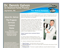 Tablet Screenshot of drgalvon.com